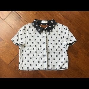 Harlyn - Cropped Button Up